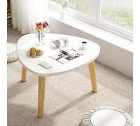 WANGRUIERHA Table Basse Pas Cher Petite, Table Basse Salon, Convient aux Chambres, Appartements, Balcons, Terrasses et Petits Espaces(White,50x50x30cm/20x20x12in)