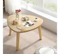 WANGRUIERHA Table Basse Pas Cher Petite, Table Basse Salon, Convient aux Chambres, Appartements, Balcons, Terrasses et Petits Espaces(Yellow,60x60x30cm/24x24x12in)