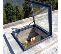 WANGRUIERHA Trappe de Visite de Grande Taille pour Toiture Plate Commerciale, avec Double Vitrage Épais, Idéale pour Les Combles, Les sous Sols et Les Vérandas(94x94x5cm/37x37x2in)