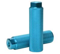 WANGSHAOWEI Cale Pied BMX Chevilles de vélo à roulement pédale, 1 pièce/2 pièces, for BMX, adaptés aux Axes 3/8 Pouces, 100x28MM(Light Blue 2PCS)