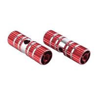 WANGSHAOWEI Cale Pied BMX Chevilles de vélo en Alliage d'aluminium, Repose-Pieds d'essieu arrière, pédale, pièces Bicyclette(Red)