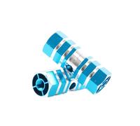 WANGSHAOWEI Cale Pied BMX Repose-Pieds de Remplacement for vélo Course, 1 Paire pédales Repos en Alliage d'aluminium, Accessoires(Blue)