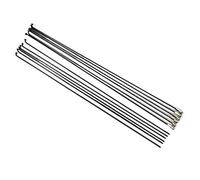 WANGSHAOWEI Rayons De VéLo Rayons 12 pièces 100-296mm Rayons de vélo en Acier Inoxydable VTT Rayon Roue Aiguille à Tricoter électrique Mamelon cuivre(276MM 12PCS)