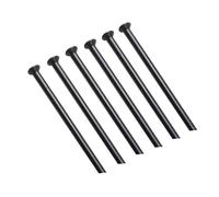 WANGSHAOWEI Rayons De VéLo Rayons de vélo, Rayons Calibre 15, diamètre 1,8 mm, à Traction Droite, Route en Acier Inoxydable 304, pièces Roue Cyclisme, et Capuchons VTT(Length 253mm)