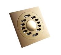 WANGSHAOWEI Siphon De Sol 1pc Drain de Cuisine et Salle de Bains Douche Drain Sol Drain déchets Or Douche Drainage 10 * 10cm carré Drain Douche déchets Siphon De Sol Exterieur(Red)