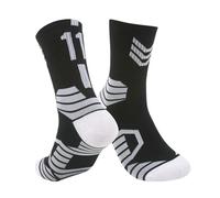 WANGSHUO Chaussette Chaussettes De Basket-Ball À La Sueur Mi-Parole-n ° 11-Taille Unique
