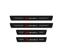 WangSiwe Lot de 4 Autocollants de seuil de Porte en Fibre de Carbone résistant aux Rayures pour Dacia Duster Protections de seuil de Porte Spring Logan Sandero Jogger