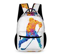 Wangsxing Sac À Dos D'école Pour Adolescents Hockey Cartable Scolaire Pour Garçon Et 32x15x43cm