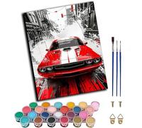 WANGWANGMIAO Kit de peinture par numéros pour Adulte débutants,Rapide et furieux DIY Peinture Acrylique Pour la Décoration de la Maison 40x50cm,avec cadre