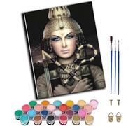 WANGWANGMIAO Peinture Numero Adulte -Fille du pharaon Cléopatre -Peinture par Numero Adulte, Kits de Peinture au Numéro pour Décoration Maison et Cadeau 40x50cm,sans cadre