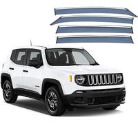 WangWeiY Lot de 4 deflecteur Voiture pour Jeep Renegade 2016, Déflecteurs Avant ArrièRe FenêTre LatéRaux Vent VisièRe, Déflecteur d'air