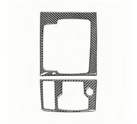 WANGXI Intérieur de la Voiture Panneau de Levier de Vitesses Couvercle multimédia de l’Interrupteur Autocollants de décoration Accessoires décoratifs Fibre Carbone,pour Mazda 3 Axela 2014-2019