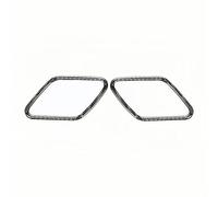 WANGXI Intérieur de Porte Haut-Parleur de Porte Autocollants décoratifs circulaires Accessoires de décalcomanies en Fibre de Carbone,pour VW Golf 7 GTI Mk7 2014-2019 LHD
