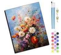 WANGXIAO Peinture Numero Adulte Kits de Peinture au Numéro Peinture par Numéros Pour la Décoration de la Maison,40x50cm,Pot-pourri d'été,sans cadre