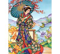 WANGXIAO Peinture par Numero Adulte,DIY Peinture à l'huile par Numéros,Artisanat avec Pinceaux Peintures Acryliques,Maison Cadeau,40x50cm,fille japonaise animée,sans cadre