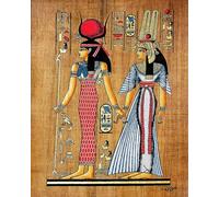 WANGXIAO Peinture par Numéros pour Adulte,DIY Peinture Acrylique pour débutants Facile sur Toile 40×50 cm avec peintures et pinceaux,Cléopâtre et Isis,sans cadre