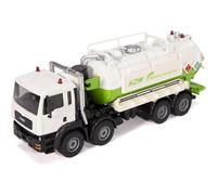 WANGXLGD 1/50 Grand véhicule d'assainissement Camion d'eaux usées en métal modèle de Voiture de Recyclage des eaux usées (A)