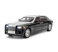 WANGXLGD Maquette Automobile à l'échelle 1/18, Compatible avec Rolls-Royce Phantom, modèle en Alliage moulé sous Pression destiné à la Collection ou à la décoration (Silver)