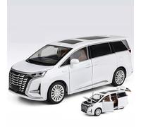 WANGXLGD Maquette moulée sous Pression à l'échelle 1/24, Compatible avec TENGSHI D9 MPV, modèle réduit de Voiture en Alliage de Zinc pour Noël ou Un Anniversaire (White)