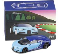 WANGXLGD Modèle de Voiture 1:64, Compatible avec Bugatti Chiron, modèle de Voiture en Alliage de Supercar en métal Absorbant Les Chocs décoration (A)