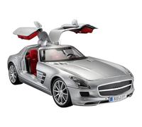 WANGXLGD Modèle de Voiture à l'échelle 1:18, Compatible avec Mercedes-Benz SLS AMG, modèle de Voiture de Sport en Alliage de Simulation, Cadeaux d'anniversaire de Noël (C)