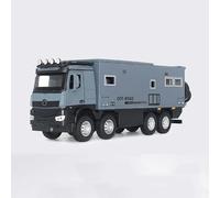WANGXLGD Modèle réduit de Camping-Car Tout-Terrain à l'échelle 1/32, moulé sous Pression en Alliage, modèle de Camping-Car pour Noël ou Un Anniversaire (25 x 10,5 x 7 cm) (Blue)