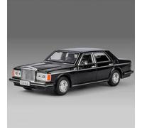 WANGXLGD Modèle réduit de Voiture à l'échelle 1/32, Compatible avec Rolls-Royce, modèle réduit rétro en Alliage, véhicule de Simulation, Cadeau avec Effets sonores et Lumineux (Black)