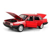 WANGXLGD Modèle réduit de Voiture en métal moulé sous Pression à l'échelle 1/24, Compatible avec Volkswagen Santana, modèle réduit en Alliage pour collectionneurs (19 × 7,5 × 6 cm) (Red)