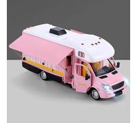 WANGXLGD Modèle réduit en Alliage moulé sous Pression d'un Camping-Car à l'échelle 1/32, idéal comme Cadeau de Noël ou d'anniversaire (Pink)