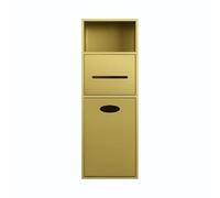 WANGXLGD Niche Murale pour Salle de Bain Niche de Douche en Acier Inoxydable avec étagère encastrée Organisateur de Salle de Bain pour Un Rangement élégant et Un accès Pratique (Gold,20x63x13.5cm)