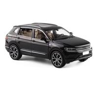 WANGXLGD Véhicules Miniatures moulés sous Pression à l'échelle 1:32, Compatible avec Volkswagen Tiguan L, modèle réduit de SUV, Cadeau ou décoration (Black)