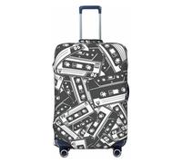 Wangxyozdp Audiotape Housse de protection pour bagages de voyage 45,7 à 81,3 cm, Noir , L