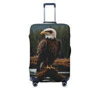 Wangxyozdp Flying Eagle Housse de protection pour bagage de voyage Motif aigle volant 45,7 à 81,3 cm, Noir , XL