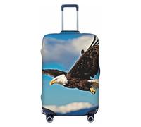 Wangxyozdp Flying Eagle Housse de protection pour bagage de voyage Motif aigle volant 45,7 à 81,3 cm, Noir , S