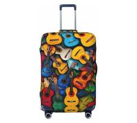 Wangxyozdp Housse de protection pour bagages de voyage avec impression couleur acoustique et guitares 45,7 à 81,3 cm, Noir , M