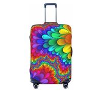 Wangxyozdp Housse de protection pour bagages de voyage avec impression couleur vive 45,7 à 81,3 cm, Noir , XL