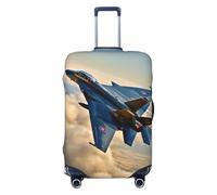 Wangxyozdp Housse de protection pour bagages de voyage Motif avions de combat 45,7 à 81,3 cm, Noir , M