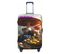 Wangxyozdp Housse de protection pour bagages de voyage Motif champignons sauvages 45,7 à 81,3 cm, Noir , XL