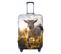 Wangxyozdp Housse de protection pour bagages de voyage Motif chèvre Frolic 45,7 à 81,3 cm, Noir , XL