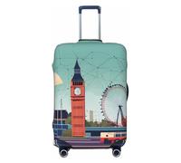 Wangxyozdp I Love London Housse de protection pour bagage de voyage 45,7 à 81,3 cm, Noir , XL