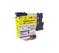 WANGYANFEIWH La Cartouche d'encre LC531XL 531 est Compatible avec Les imprimantes Multifonctions pigmentées B-rther DCP-J1260W, 1310DW et 1360DW.(1pcs-Y)