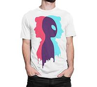 WANGYANGAN X-Files Mulder and Scully T-Shirt, Men's Women's White T-Shirts à Manches Courtes(XX-Large)