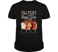 WANGYANGAN Yes I'm Old But i Saw Boyz II Men on Stage Shirts Funny Cotton t-Shirt Vintage Gift T-Shirts à Manches Courtes(Large)