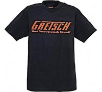 WANGYANGAN zulian Gretsch That Great Sound! T-Shirt Black - Black - One Size T-Shirts à Manches Courtes(X-Large)
