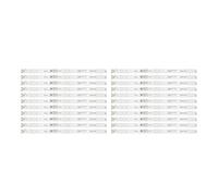 WANGYIWH Bande LED 22 pièces for P-ansonic TX-55EX580 TX-55EX600B TX-55EX603E TX-55EX610E TX-55FX600E TZLP212JFCT TZLP212KFCA3 TNP4G623-1