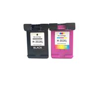 WANGYIWH Cartouche d'encre 1 pièces/Ensemble 302XL, Compatible avec H-*P d-ekjet 1110 2130 1112 3630 o-fficejet 4650 4655 for E-NY 4516 NS45 4520(302XL 1 Set)