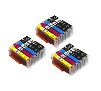 WANGYIWH Cartouche d'encre PGI-280XXL CLI-281XXL 280XXL 281XXL for imprimantes C-aon P-IMA TS702 TR7520 TR8520 TS6120 TS6220 TS8120 TS8220 TS9120 TS9520(3SET(15PCS))