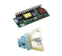 WANGYIWH Lampe frontale mobile de scène haute luminosité M-AILPU Original 440 W avec ballast et ampoule de rechange 20R(Light Grey)