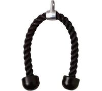 WANGZAIZAI 70 cm Poignée Triceps Corde de traction Heavy Duty Triceps Corde de fixation pour fitness, bodybuilding & Gym - Corde de traction en bas équipement Noir