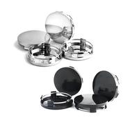 WANGZENIU 4 Pièces Chapeau de moyeu de Voiture pour Ford Transit/Tourneo Custom 2023-2024 2025, Enjoliveur de Voiture, Centre Roue Couvre Chapeaux Cache Moyeu, Accessoires pour Voitures